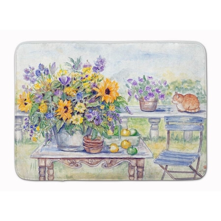 Carolines Treasures Patio Bouquet of Flowers Machine Washable Memory Foam Mat APH3566RUG
